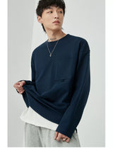 Ribbon Pocket Long Sleeve Tee
