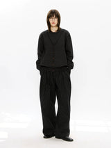 Men's Old Money Two-in-One Knit Cardigan