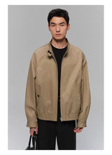 Reversible Plaid Lined Cotton Harrington Jacket