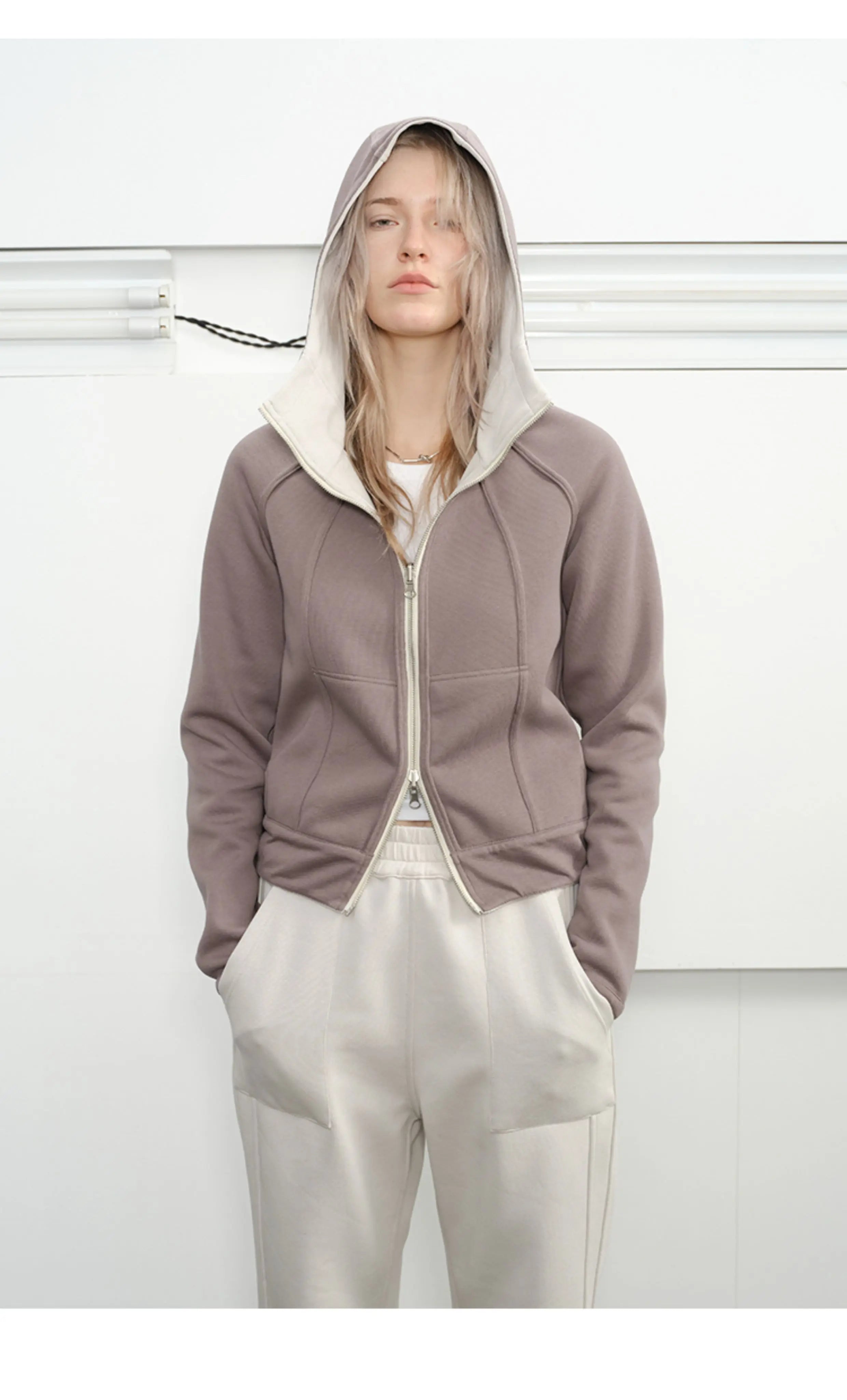 Men's Reversible Zip Hoodie Sweatpants Set