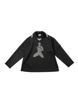 Vintage Sparkly Loose Double Sleeve Jersey