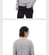 Merino Tencel Wool Henley Tee