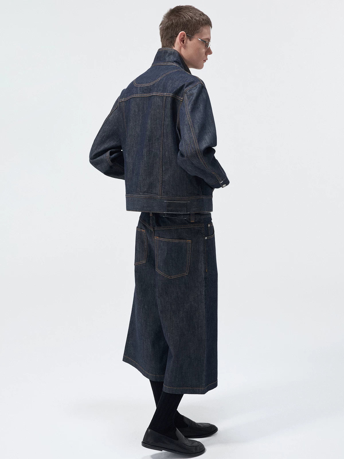 14oz Dyed Denim Short Jacket