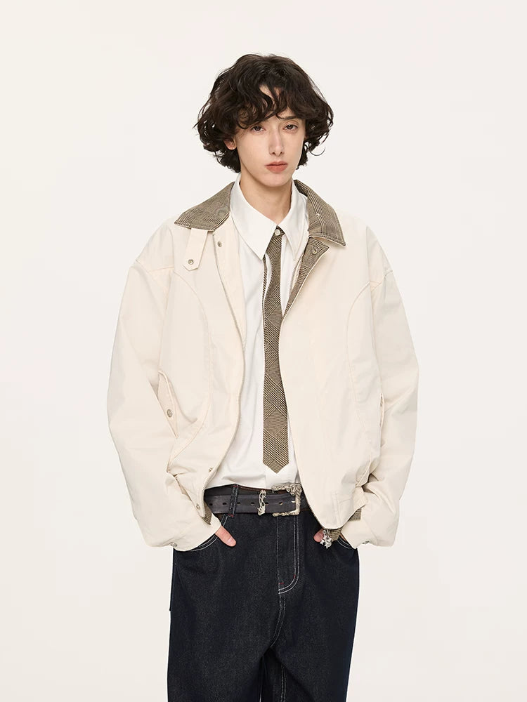 Houndstooth Harrington Jacket