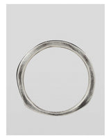 Handmade Oxidized Silver Inverted Cross Ring
