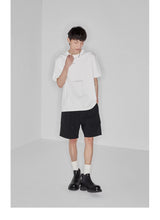 Plaid Multi-Pocket Elastic Waist Shorts