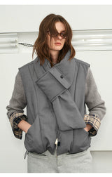 Men's Winter 3-in-1 Vest Scarf Coat