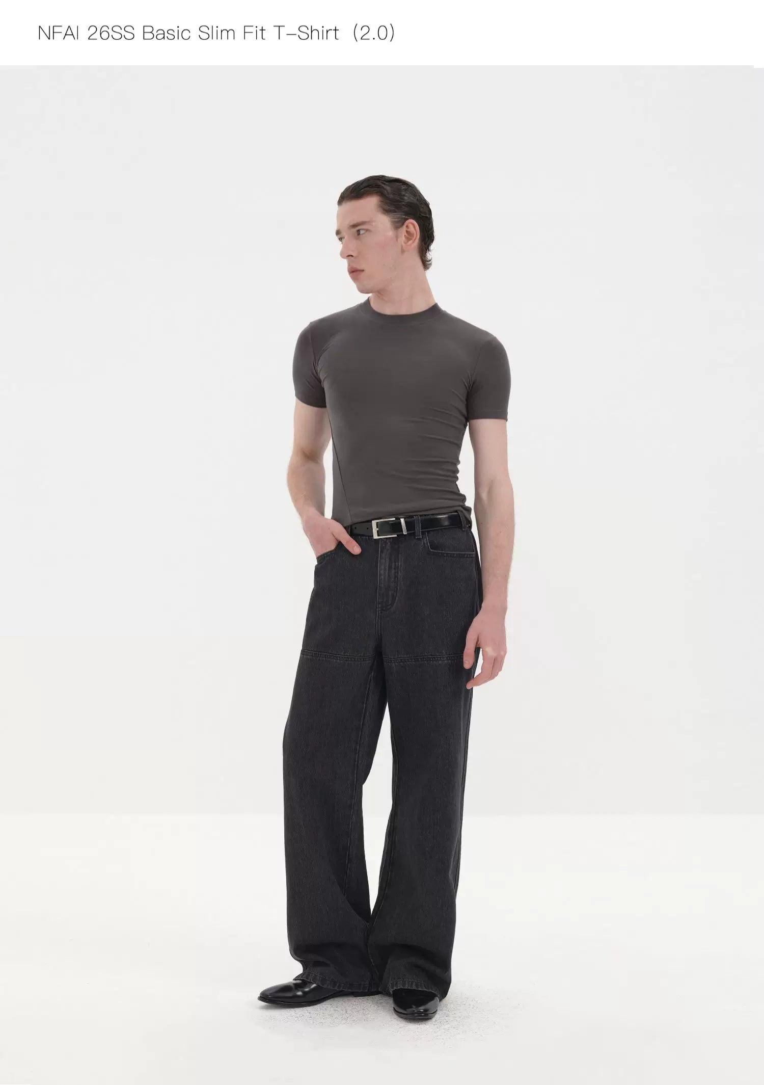 Short Sleeve Slim Merino Lyocell Tee