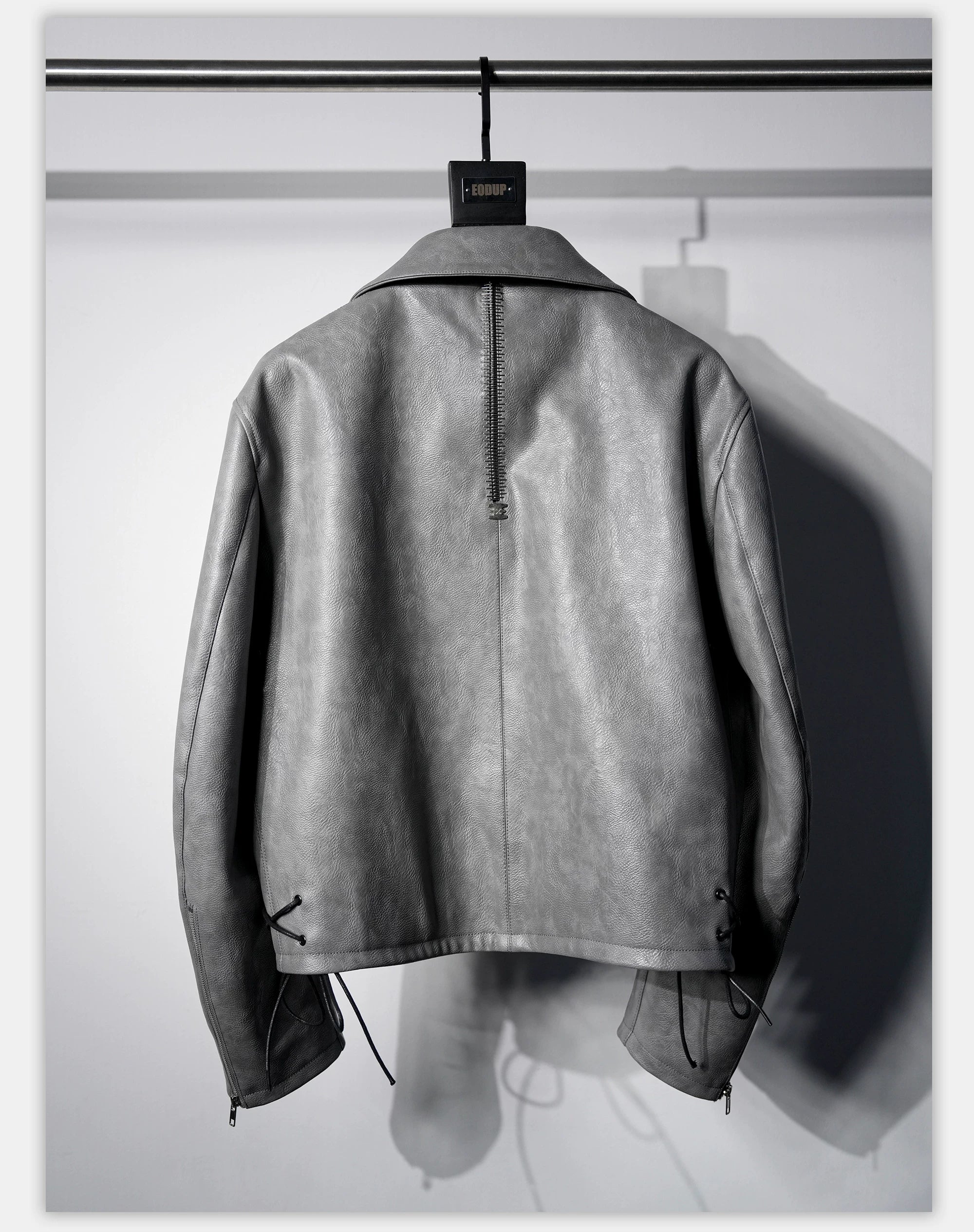 Vintage Stand Collar Biker Jacket