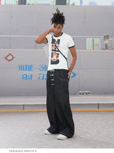 Slim Nerd Punk Portrait Print Tee