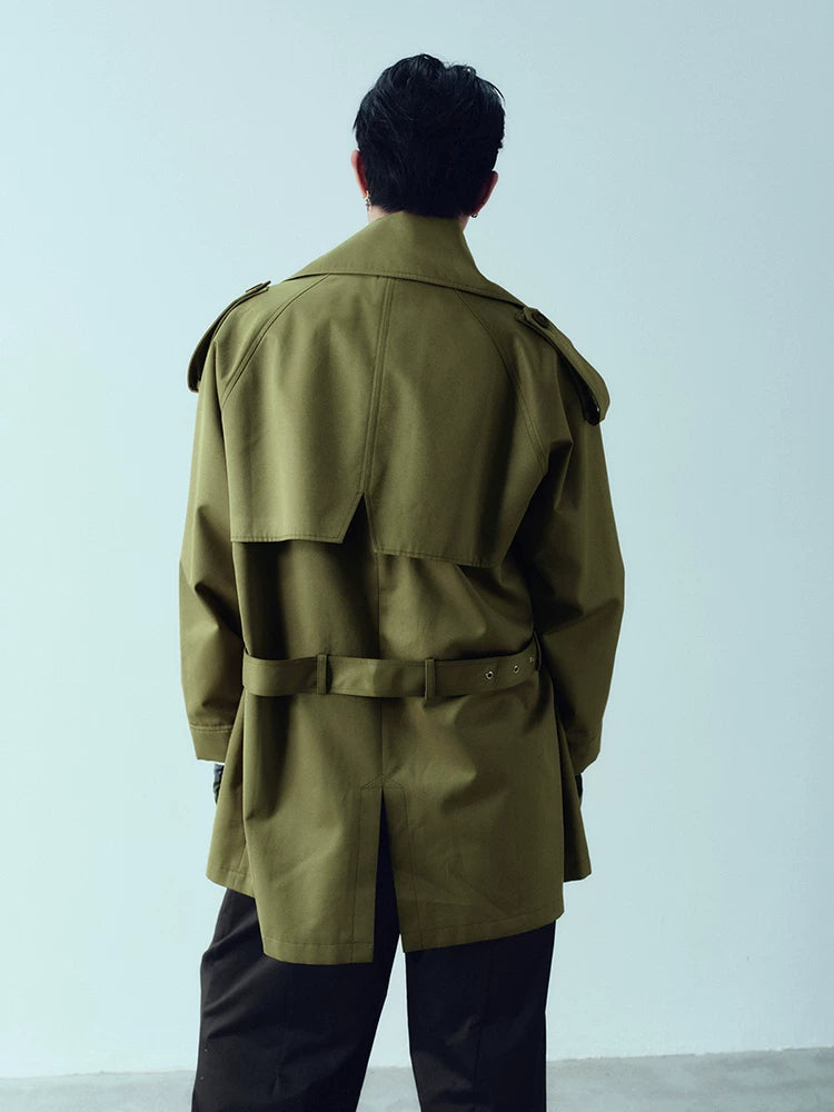 Bow Tie Waterproof Windproof Trench Coat