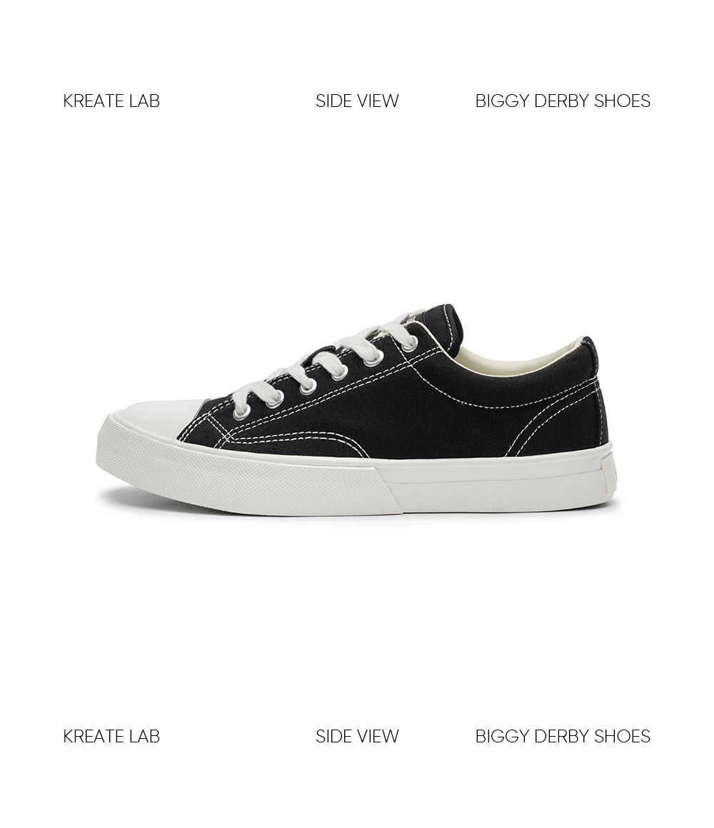 Low-top Cork Platform Casual Canvas Shoes