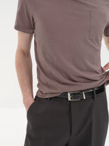 Chest Pocket Silk Cotton Tees