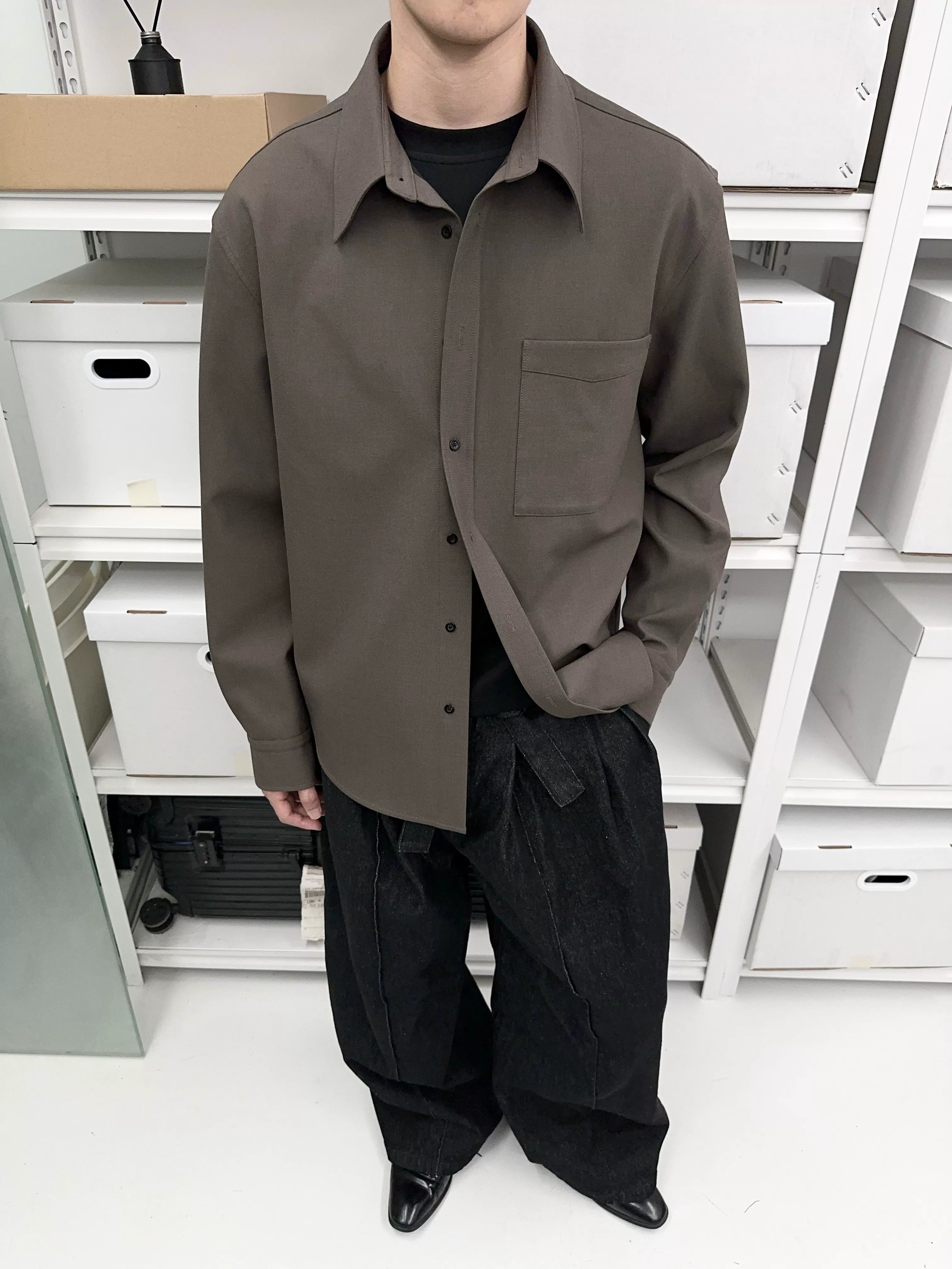 Wrinkle-Resistant Chest Pocket Shirts