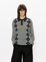 Men’s 100% Lyocell Diamond Knit Polo