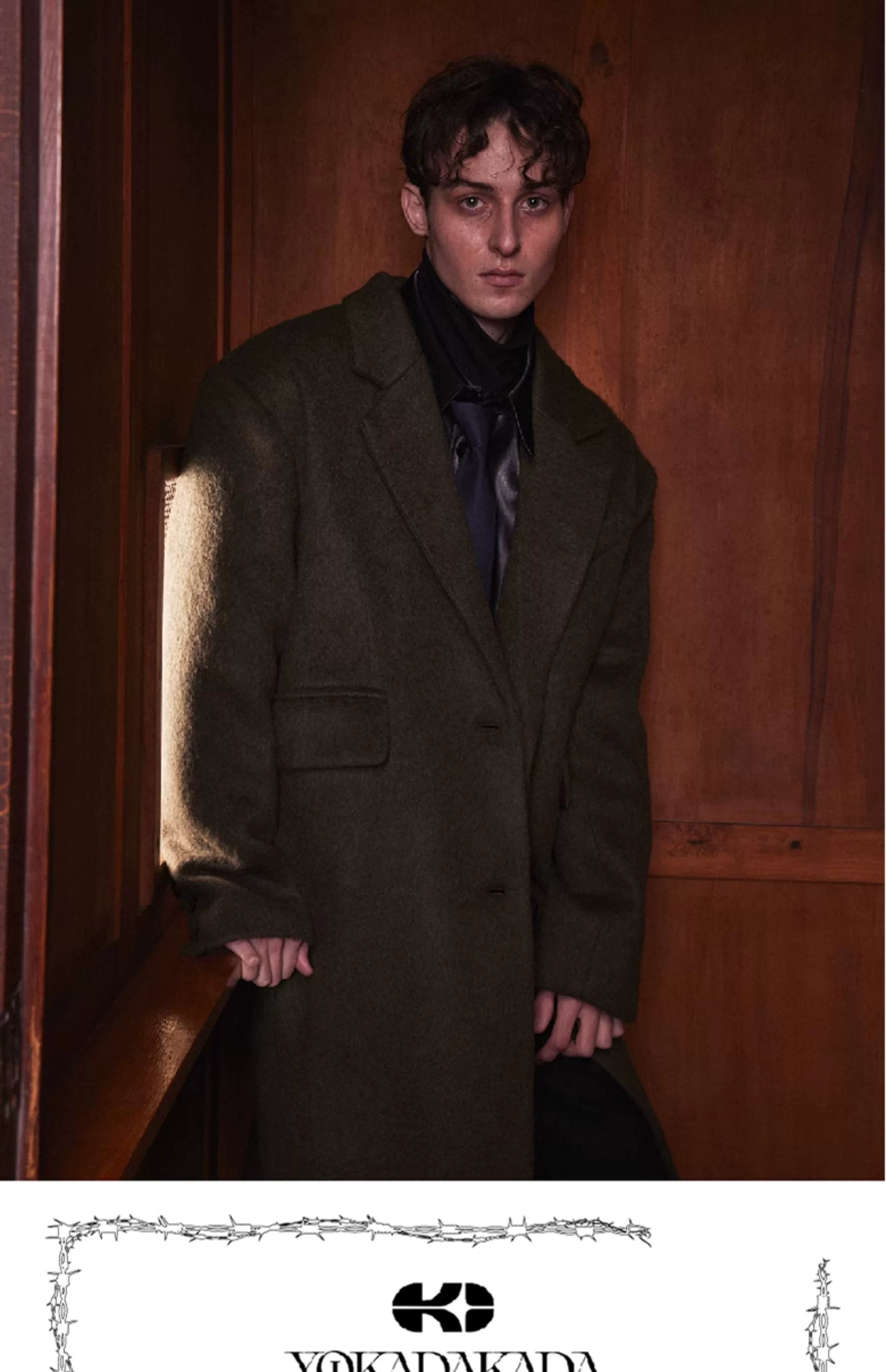 British Style Loose Long Wool Coat