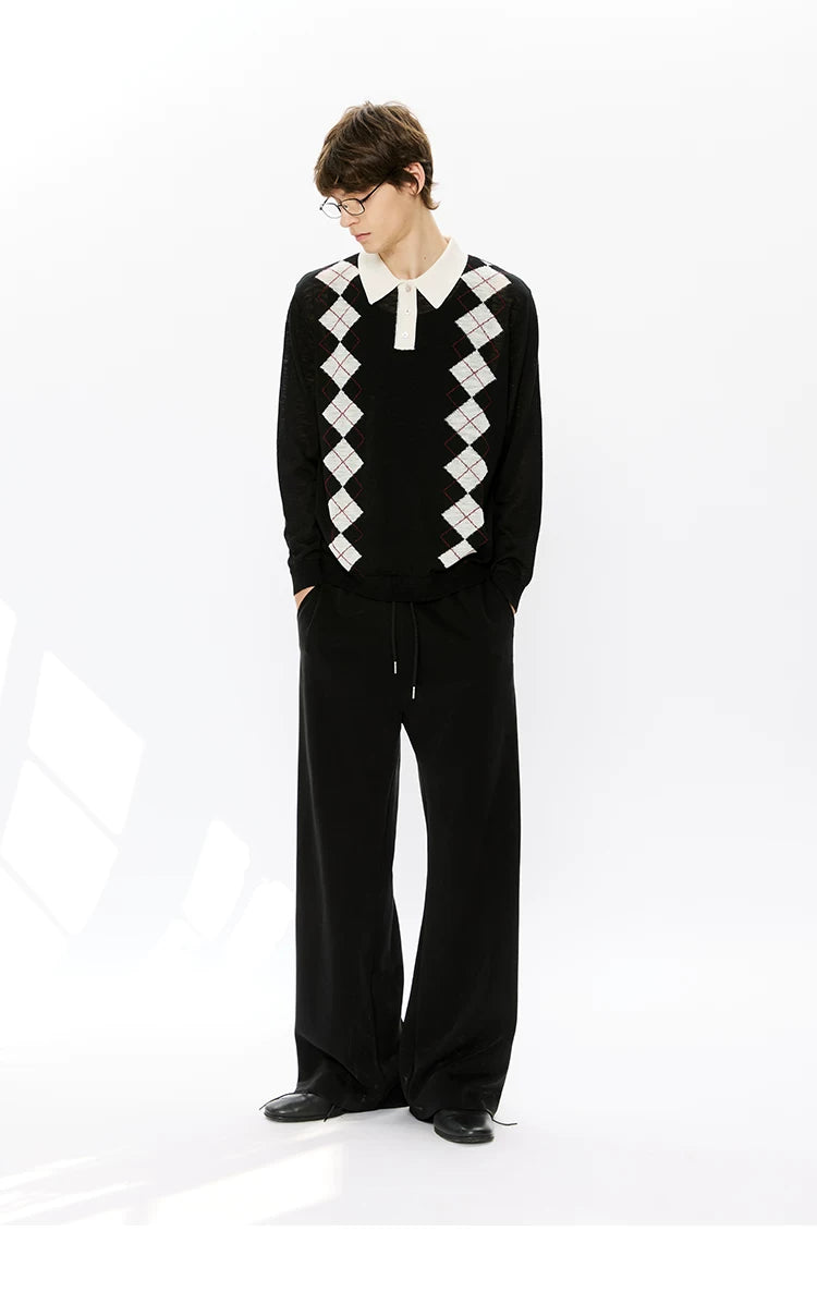Men’s 100% Lyocell Diamond Knit Polo