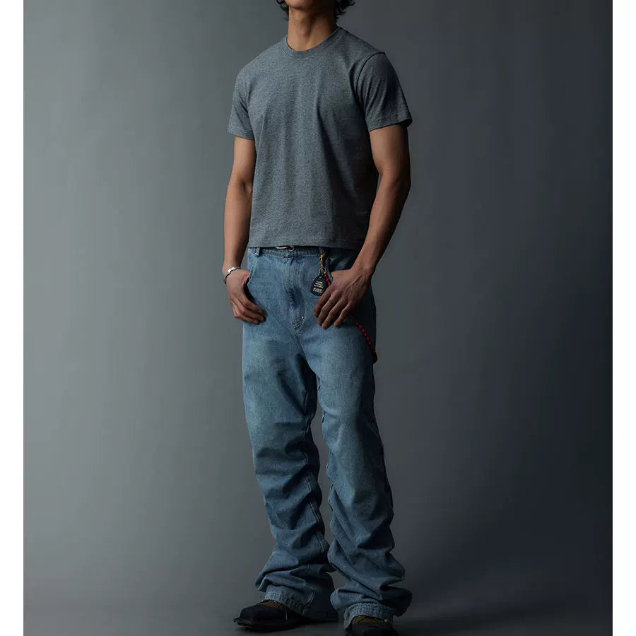 Unisex Tri-Color Slim Cotton Tees