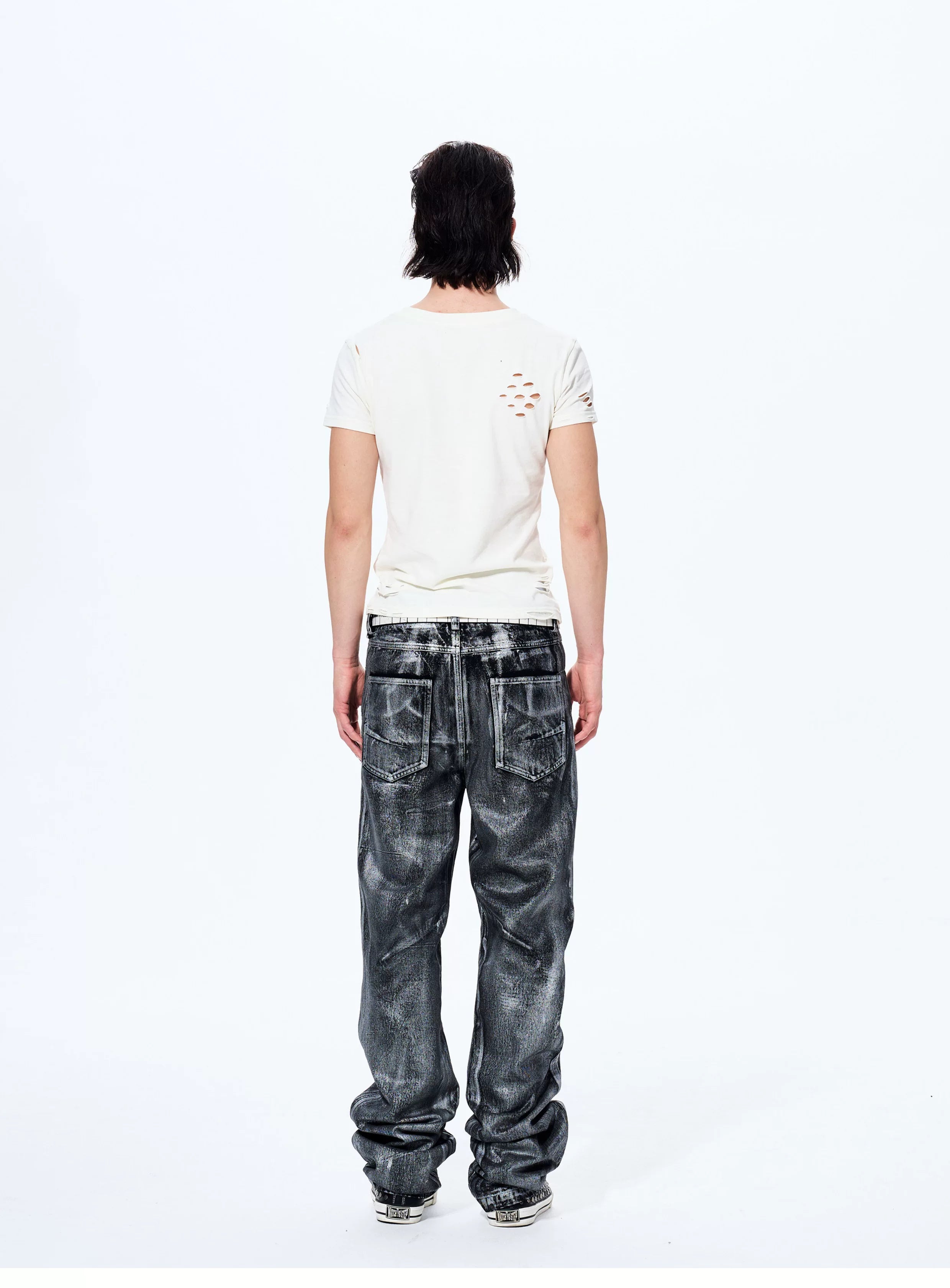 Men's Slim Skull Print Tee