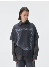 Printed Cotton Short Sleeve Tee