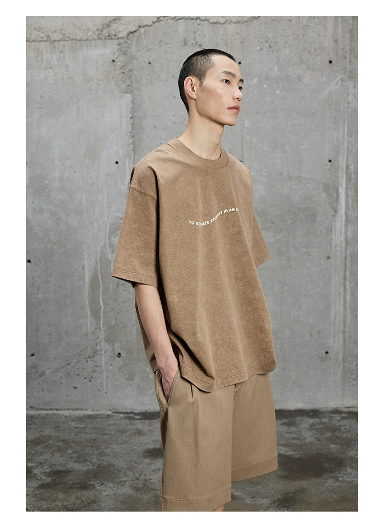 Heavyweight Vintage Washed Printed Tee