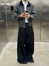 Loose Raw Hemp Denim Jeans
