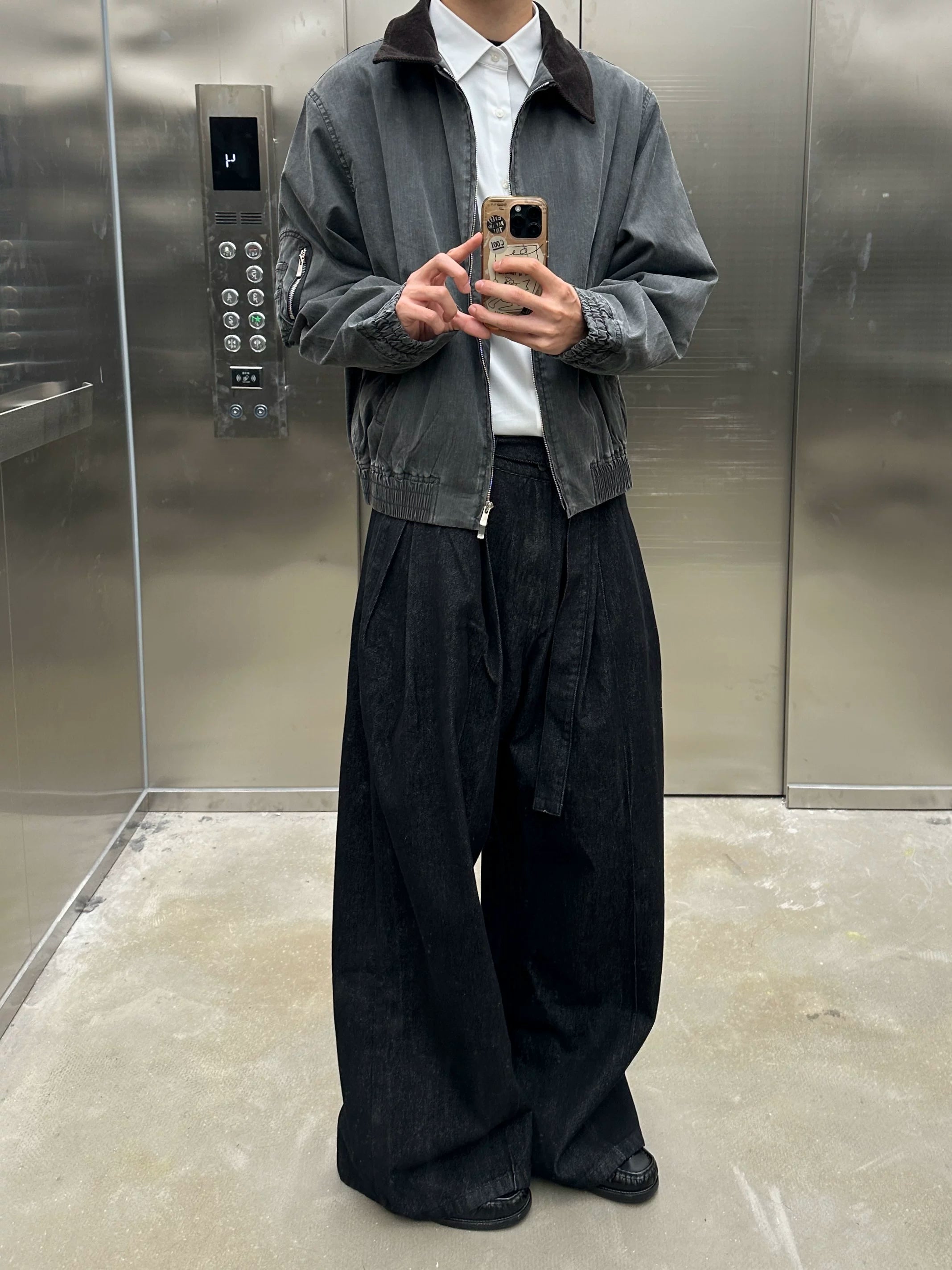 Loose Raw Hemp Denim Jeans