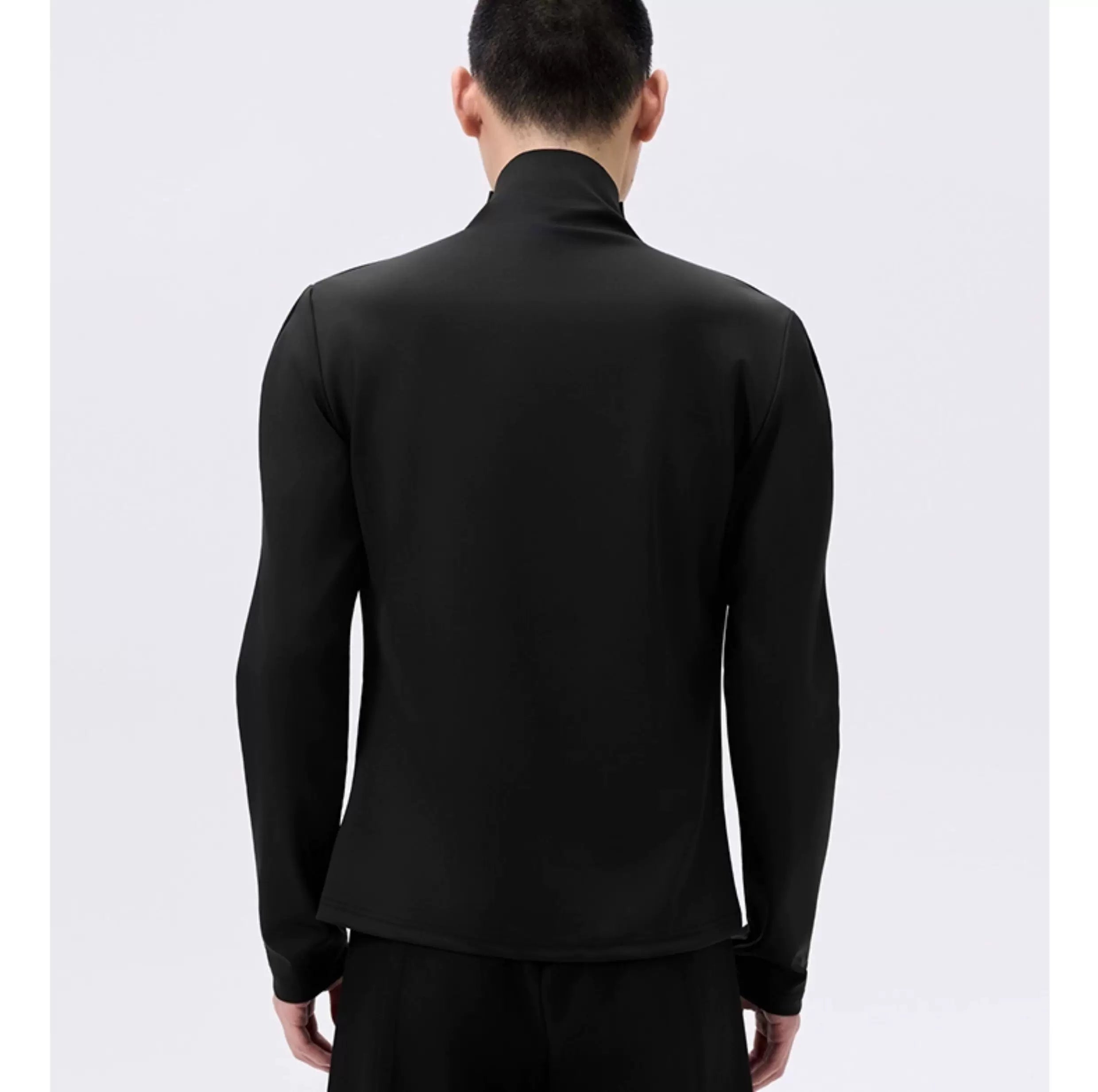 Cropped Slim Fit Long Sleeve Tee