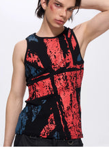 Men's Union Jack Print Cotton Tank