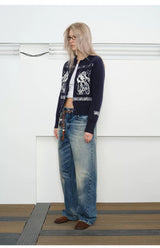 Men's Vintage Washed Loose Jeans