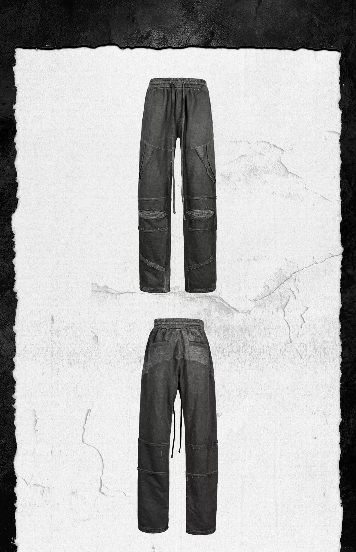 Demon Tooth Heavyweight Distressed Cuffed Sweatpants