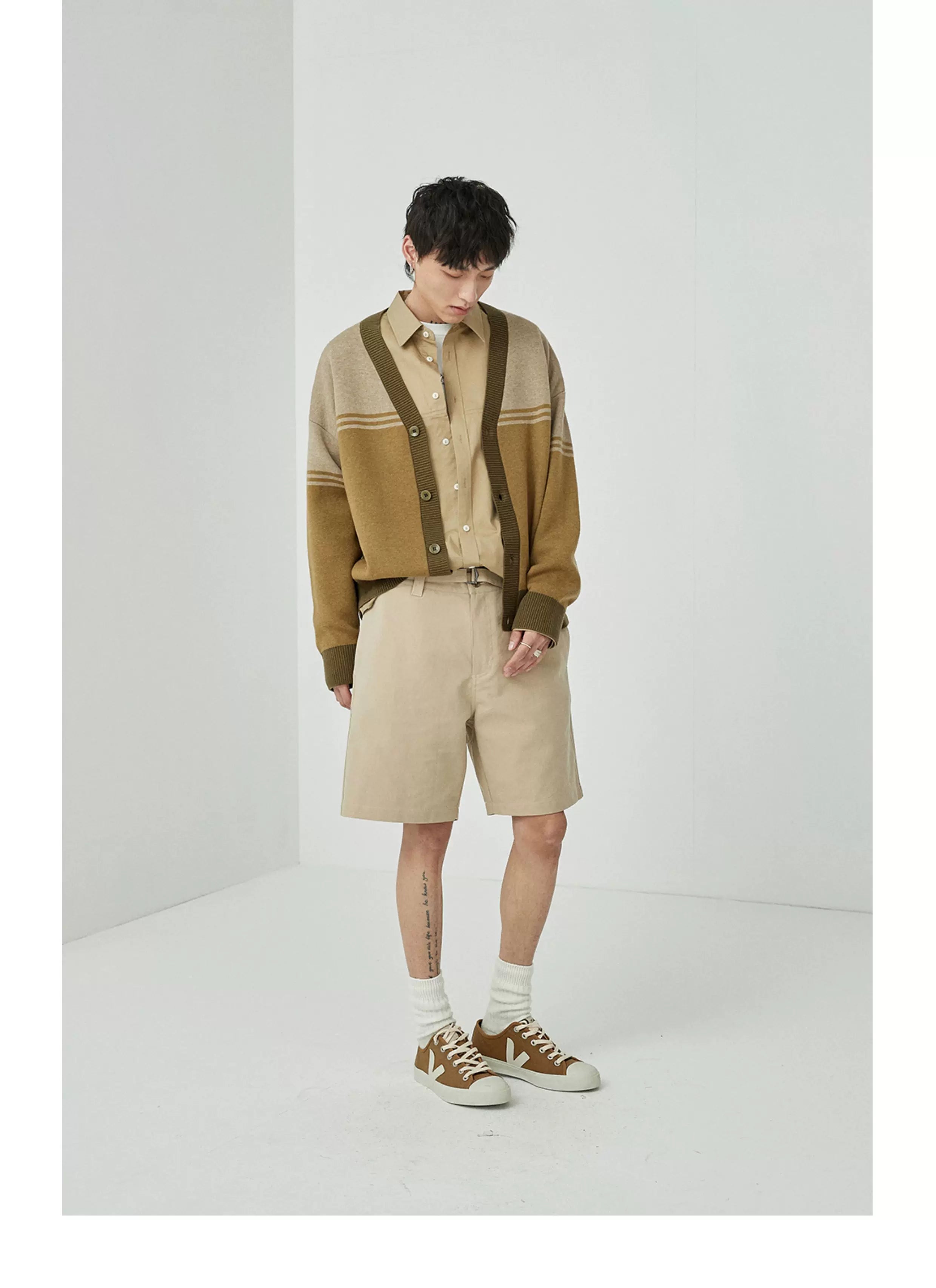 Split Pocket Basic Cotton Shirt