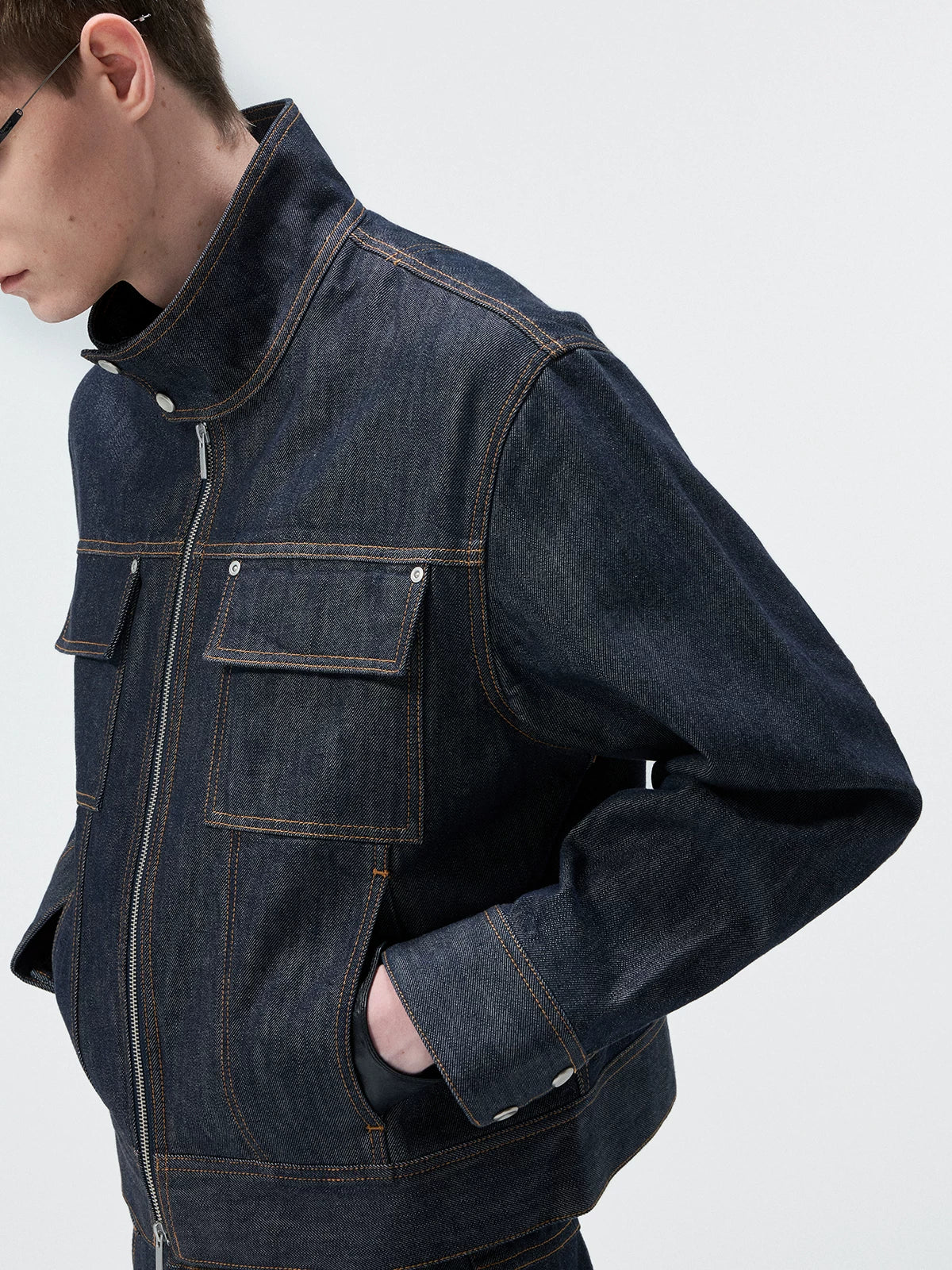14oz Dyed Denim Short Jacket
