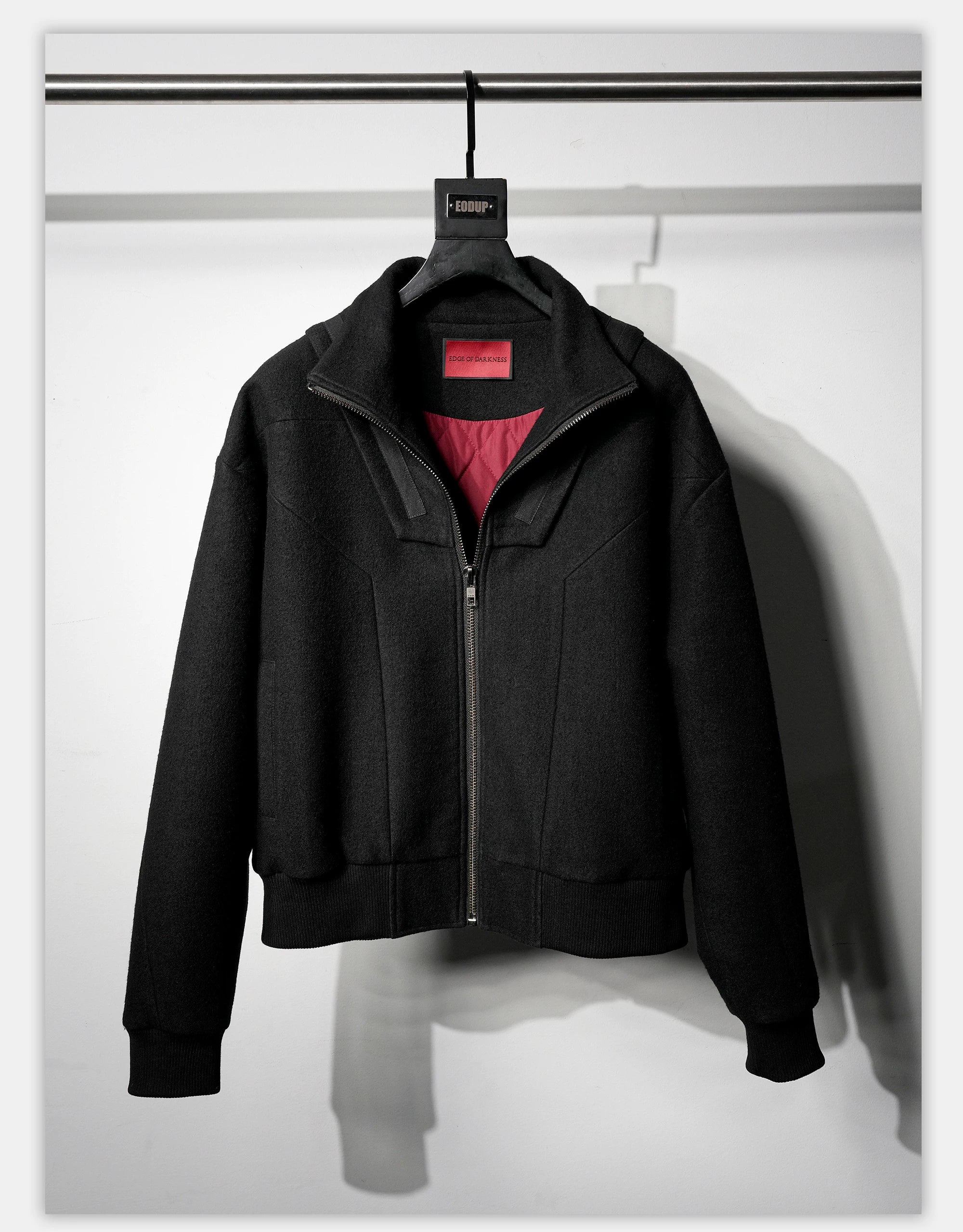 Australian Wool Stand Collar Puffer Jacket