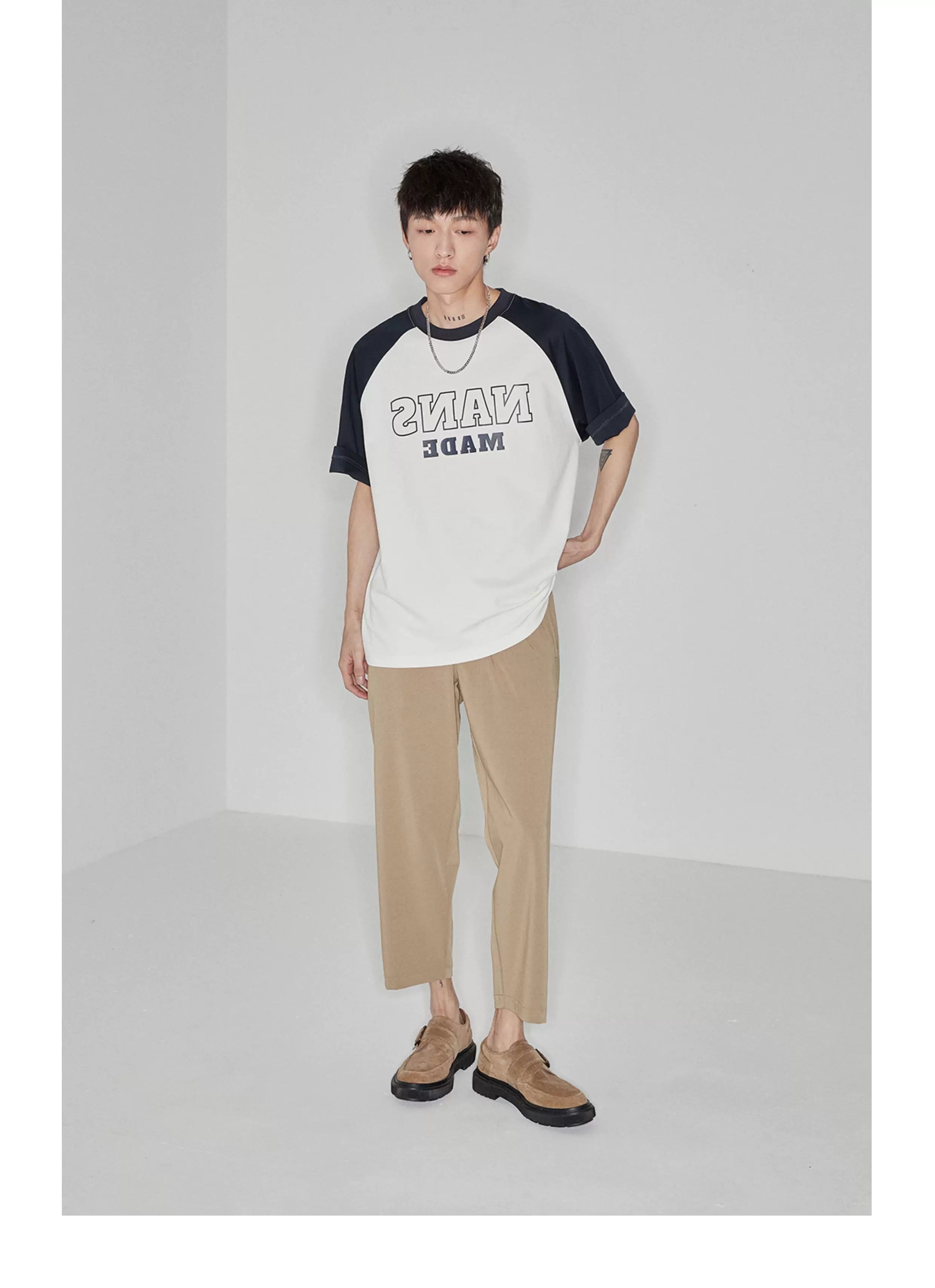 Drapey Stretchy Elastic Waist Cropped Pants