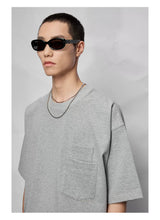 Double Pocket Split Hem Loose Tee