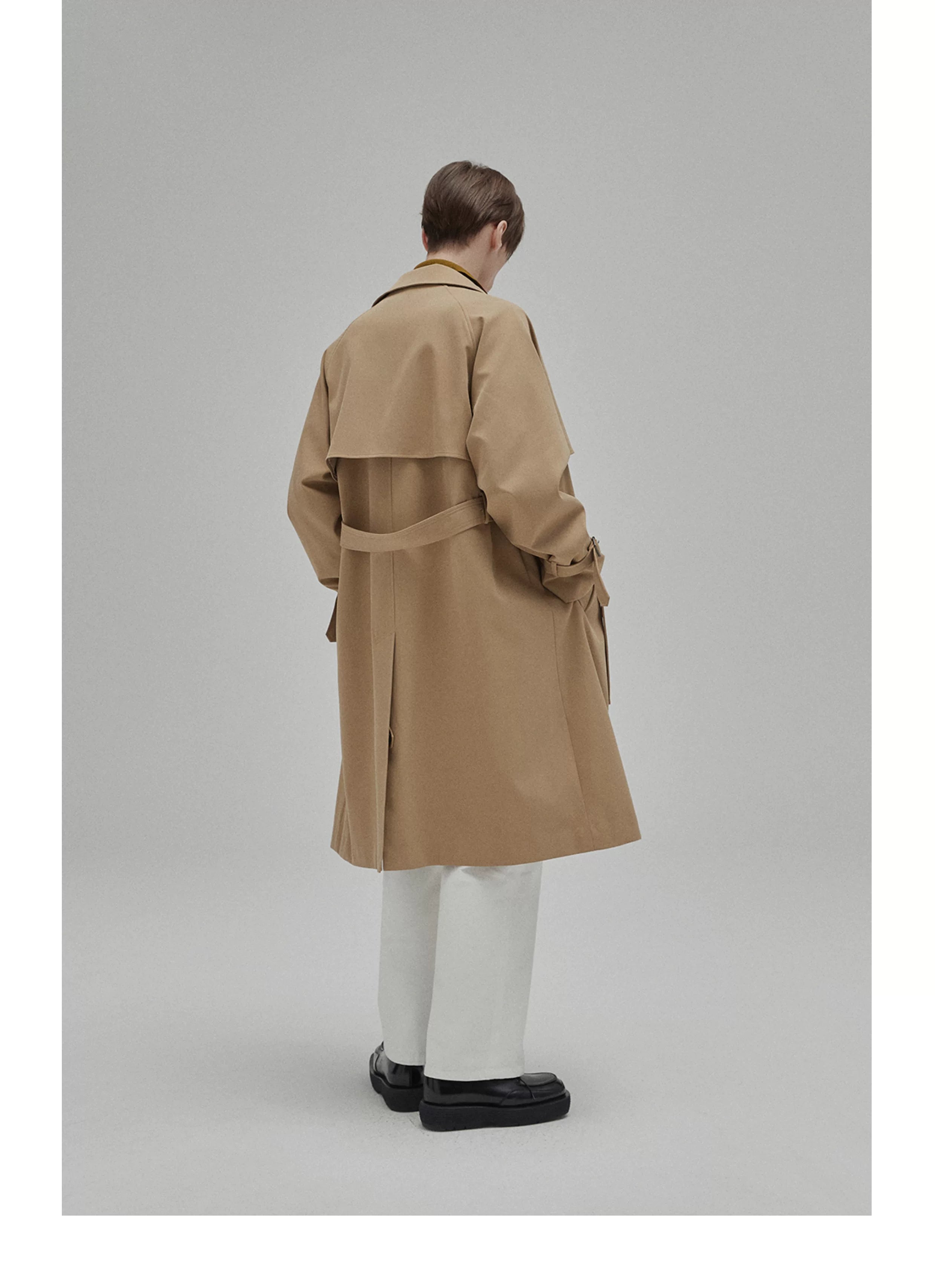 Vintage Double Breasted Belted Trench Coat