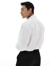 Loose V-Neck Pullover Shirt