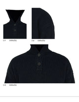 Chunky Knit Collared Button Sweater