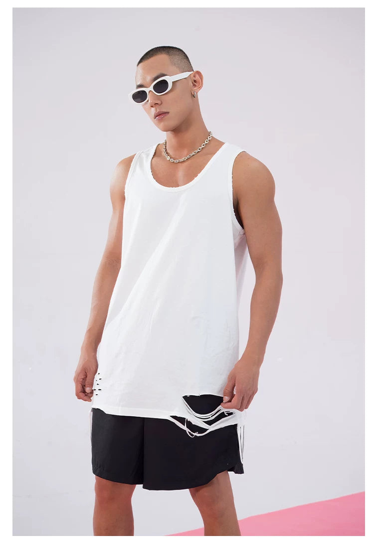Men's Ripped Sports Tank Tops