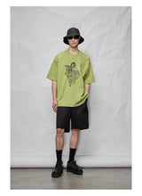 Oversized Graphic Print Tee