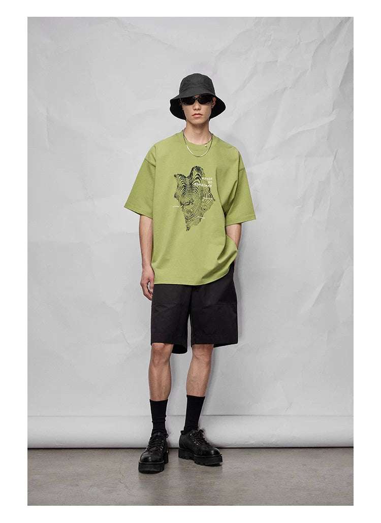 Oversized Graphic Print Tee