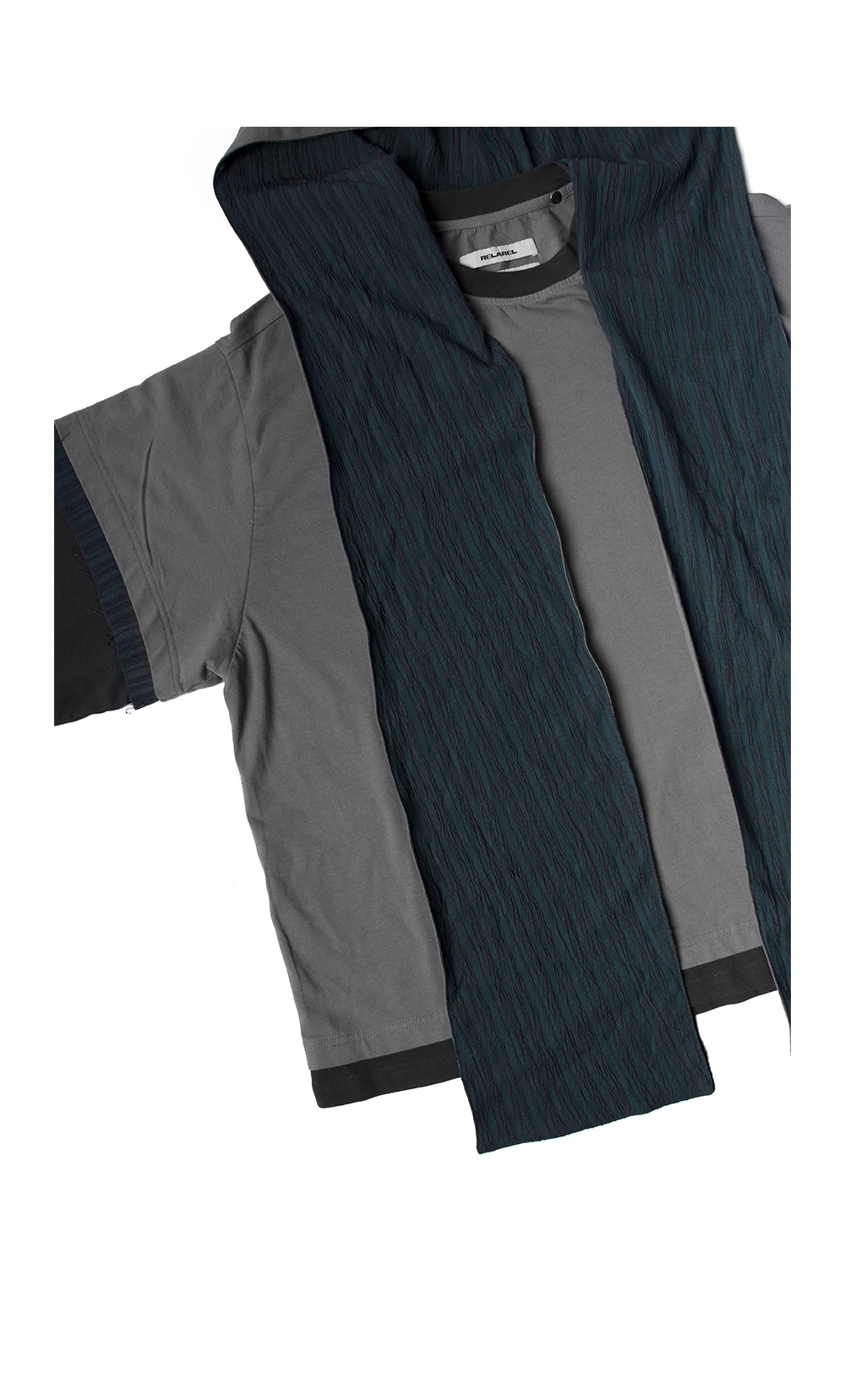 Striped Patchwork 3-in-1 Long Sleeve Tee