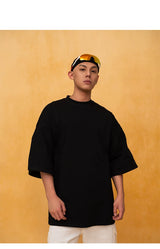 Men's Oversized Red Black White Tees