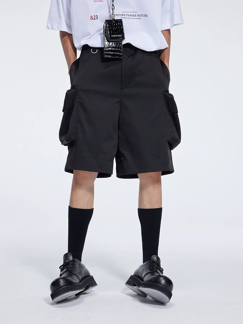 Men's Loose Tailored Pocket Shorts