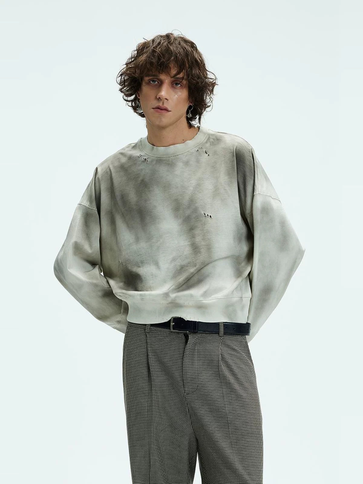 Four Color Baggy Couple Crewneck Sweatshirts