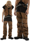 Men's Washed Punk Straight Jeans