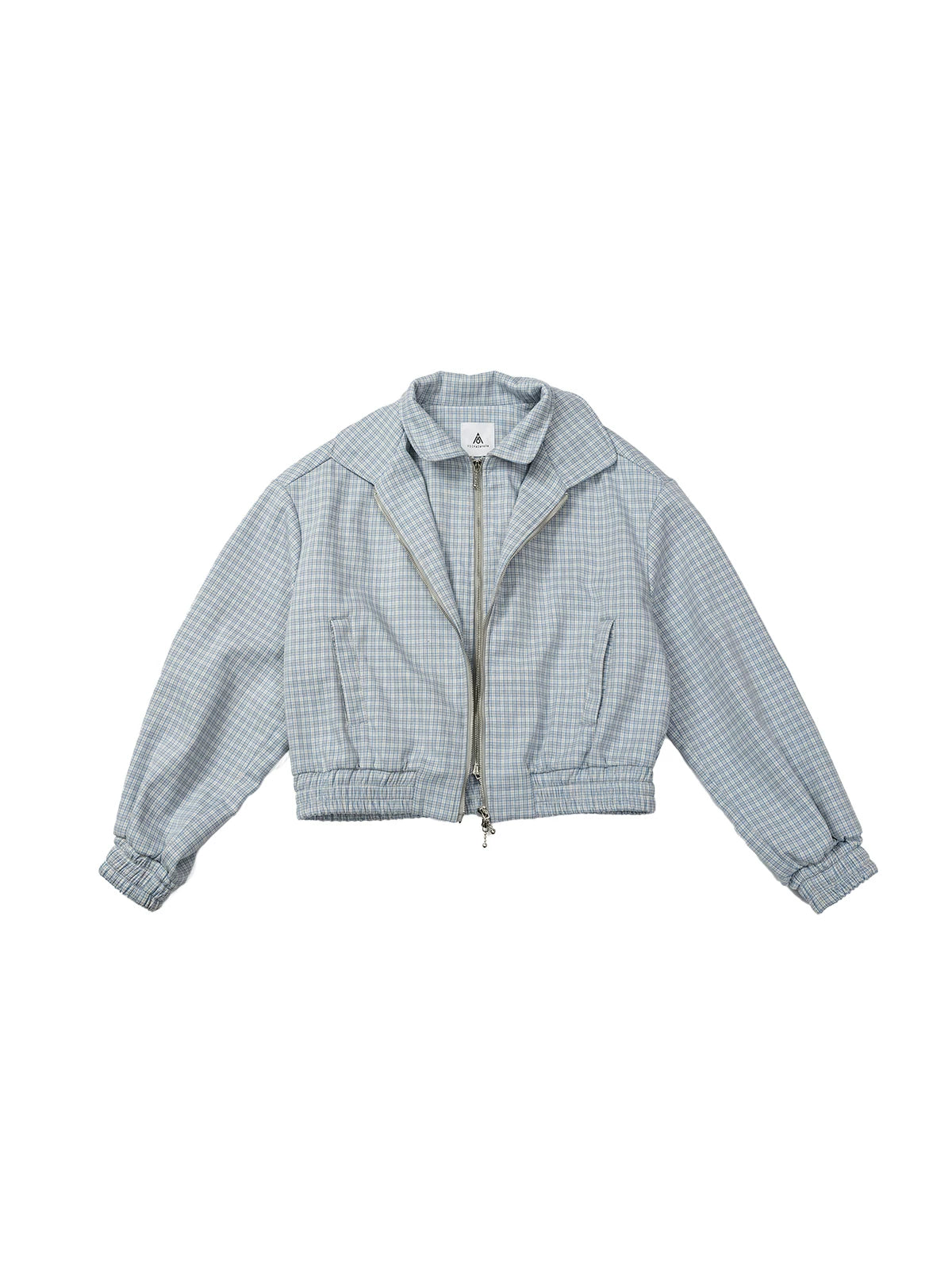 Cropped Reversible Vintage Fleece Plaid Jacket