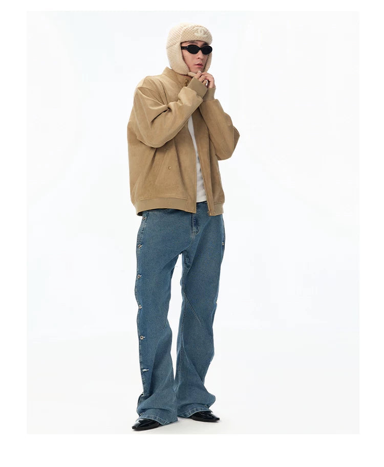 Vintage Suede Harrington Jacket