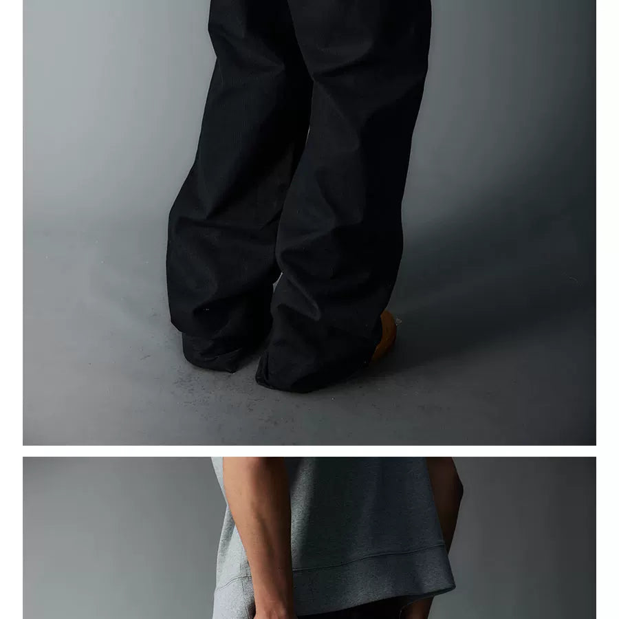 Double Pocket Rhinestone Washed Cargo Pants
